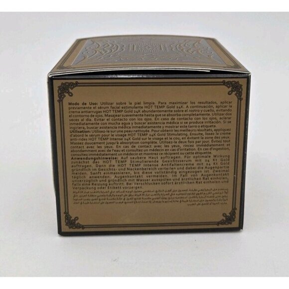 Coco Age Cosmetics 1oz 24K Gold Anti-Wrinkle Cream NEW - Picture 2 of 10